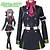 abordables Costumes de manga-Inspiré par Seraph de la fin Hiiragi Tsukasa Manga Costumes de Cosplay Japonais Costumes Cosplay Haut Jupe Ceinture Pour Homme Femme / Nœud papillon / Plus d&#039;accessoires / Nœud papillon