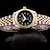 baratos Relógios da Moda-Mulheres Relógio de Moda Relógio Casual Quartzo Impermeável Aço Inoxidável Banda Dourada