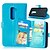 cheap Phone Cases &amp; Covers-Case For LG Wallet / Card Holder / with Stand Solid Colored Hard