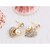 זול סט תכשיטים-בגדי ריקוד נשים סט תכשיטים לב אבן נוצצת עגילים תכשיטים מוזהב עבור חתונה Party יום הולדת מתנה יומי קזו&#039;אל / שרשראות