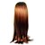 preiswerte Trendige synthetische Perücken-capless Mischungsfarben lange Länge hochwertigen natürlichen glatte Haare synthetische Perücke