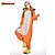 preiswerte Kigurumi Pyjamas-Erwachsene Kigurumi-Pyjamas Löwe Tier Pyjamas-Einteiler Polar-Fleece Orange Cosplay Für Herren und Damen Tiernachtwäsche Karikatur Fest / Feiertage Kostüme / Gymnastikanzug / Einteiler