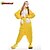 cheap Kigurumi Pajamas-Adults&#039; Kigurumi Pajamas Fox Animal Onesie Pajamas Polar Fleece Yellow Cosplay For Men and Women Animal Sleepwear Cartoon Festival / Holiday Costumes / Leotard / Onesie / Leotard / Onesie