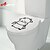 cheap Wall Stickers-New Pattern Cartoon Cow Waterproof Wall Sticker For Toilet Bathroom Home Decor Vinyl Wall Decal