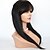 economico Parrucche lace di capelli veri-100 virgin brazilian full lace human hair wigs with bangs lace front wig straight full lace wig for black woman