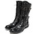cheap Men&#039;s Boots-Men&#039;s Shoes Outdoor / Office &amp; Career / Party &amp; Evening / Dress / Casual Canvas / Patent Leather Boots Black
