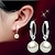 preiswerte Ohrringe-Tropfen-Ohrringe Ohrringe baumeln For Damen Perlen Party Hochzeit Geburtstag Perlen Sterlingsilber Silber Kugel / Geschenk / Täglich