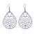 cheap Earrings-Women&#039;s Hollow Drop Earrings - Simple Style Silver / Golden For Party Daily Casual