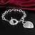 cheap Bracelets-Women&#039;s Chain Bracelet Love Unique Design Fashion Sterling Silver Bracelet Jewelry Silver For Wedding Party Daily Casual