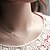 olcso Divat nyaklánc-Női Nyakláncok hölgyek Egyszerű Ezüstözött Ezüst Nyakláncok Ékszerek Kompatibilitás Esküvő Parti Napi Hétköznapi
