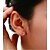 olcso Divat fülbevalók-Női Beszúrós fülbevalók hölgyek Ezüstözött Hamis gyémánt Fülbevaló Ékszerek Kompatibilitás Esküvő Parti Napi Hétköznapi