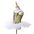 preiswerte Kindertanzkleidung-Ballett Kleid Pailetten Training Leistung Ärmellos Tüll Samt / Aufführung / Weihnachten / Halloween / Prinzessin