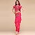 cheap Belly Dancewear-Belly Dance Outfits Women&#039;s Performance Spandex / Chinlon Draping 7.87inch(20cm) Top / Pants / Belt