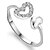 cheap Rings-Band Ring Sterling Silver Heart Ladies Birthstones / Women&#039;s