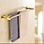 billige Tilbehørssett til badet-Tilbehørssett til badeværelset Moderne Messing 6stk - Hotell bad Toalettrullholder / Krok til morgenkåpe / tårn bar / Ti-PVD