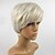 cheap Synthetic Trendy Wigs-Synthetic Wig Straight Style Capless Wig Blonde White Synthetic Hair Women&#039;s Blonde Wig