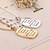 cheap Necklaces-Pendant Necklace Copper Golden Silver Necklace Jewelry For Daily Casual