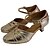 olcso Báli cipők és modern tánccipők-Női Dance Shoes Modern cipők Szandál Személyre szabott sarok Személyre szabható Arany / Otthoni / Teljesítmény / Gyakorlat / Professzionális