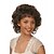 cheap Synthetic Trendy Wigs-Synthetic Wig Wavy Wavy Wig Short Brown Synthetic Hair Women&#039;s