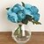 cheap Artificial Flower-Artificial Flowers 1 Branch Wedding Flowers Roses Tabletop Flower