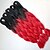 baratos Cabelo de crochê-24 &quot;100g preto + vermelho ombre xpression dois tons kanekalon caixa de fibra de alta temperatura jumbo trançar cabelo sintético
