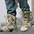 お買い得  メンズブーツ-男性用 靴 キャンバス スエード 冬 秋 ブーティー ブーツ ハイキング のために スポーツ カジュアル アウトドア アーミーグリーン