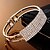 cheap Bracelets-Women&#039;s Silver Cuff Chain Gold Bracelet Jewelry Gold / Silver For Wedding Party Special Occasion Anniversary Birthday Engagement / Gift / Daily / Casual
