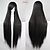 cheap Costume Wigs-Cosplay Costume Wig Synthetic Wig Straight Straight Asymmetrical Wig Long Black Synthetic Hair Women&#039;s Natural Hairline Black