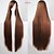 cheap Costume Wigs-Cosplay Costume Wig Synthetic Wig Straight Straight Asymmetrical Wig Long Brown Synthetic Hair Women&#039;s Natural Hairline Brown