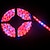 billige Plantevekstlamper-zdm vanntett 5050 4 rød + 1 blå fullspektret LED vokser 300leds led strip lamper for planter som vokser ikke vanntett akvarium belysning med 12v / 6a strøm