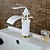 cheap Classical-Bathroom Sink Faucet - Waterfall Painted Finishes Centerset Single Handle One HoleBath Taps / Brass