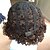 preiswerte Trendige synthetische Perücken-Synthetische Perücken Locken Locken Perücke Mittlerer Länge Braun Synthetische Haare Damen Afro-amerikanische Perücke Glueless Braun