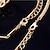 cheap Jewelry Sets-Jewelry Set Statement Vintage Party Work Casual Link / Chain 18K Gold Earrings Jewelry Gold For 1 set