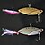 baratos Iscos e Moscas de Pesca-2 pcs Iscas Buzzbait &amp; Spinnerbait Afundando Bass Truta Pique Pesca de Isco Metal