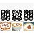 cheap Coffee Accessories-12PCS Plastic Fancy Coffee Making Printing Model Minimalist Design Dusting Pad