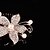 abordables Casque de Mariage-Imitation de perle Strass Peignes Coiffure with Fleur 1pc Mariage Occasion spéciale Casque