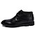 cheap Men&#039;s Oxfords-Men&#039;s Shoes Outdoor / Office &amp; Career / Casual Leather Oxfords Black