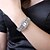 זול שעונים אופנתיים-בגדי ריקוד נשים שעון יד קווארץ שחור / לבן מכירה חמה אנלוגי-דיגיטלי קסם אופנתי - לבן שחור / מתכת אל חלד
