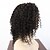 tanie Peruki z ludzkich włosów-Włosy naturalne Pełna poronka / Koronkowy przód / Front lace bez kleju Peruka Afro / Pofalowana 130% / 150% Gęstość Naturalna linia włosów / Peruka afroamerykańska / 100% ręcznie związana Damskie