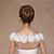 cheap Wraps &amp; Shawls-Wedding  Wraps Collars Sleeveless Lace Wedding Appliques Lace Pearls