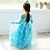 cheap Movie &amp; TV Theme Costumes-Princess Fairytale Elsa Dress Cosplay Costume Flower Girl Dress Girls&#039; Movie Cosplay A-Line Slip Vacation Dress Green Blue Blue Dress Halloween New Year Chiffon