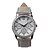 cheap Fashion Watches-Women&#039;s Wrist Watch Quartz Leather Grey Water Resistant / Waterproof Analog Elegant Fashion - Gray