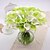 baratos Flor artificial-Flores artificiais 1 Ramo buquês de Noiva Lírios Flor de Mesa