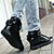 ieftine Adidași Bărbați-Bărbați Pantofi Imitație de Piele Microfibre Primăvară Vară Toamnă Iarnă Confortabili Pantofi pe Gleznă Fermoar Dantelă Combinată Cârlig