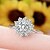 cheap Rings-Women&#039;s Ring Crystal Golden / Silver 18K Gold Plated / Imitation Diamond Ladies / Classic / Birthstones Wedding / Daily / Masquerade Costume Jewelry / Sunflower