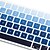 cheap Tablets Screen Protectors-Spanish Language Rainbow gradient Ultra Thin Silicone Keyboard Skin Cover for Magic Keyboard 2015 Version EU Layout