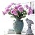 billige Kunstig blomst-Afdeling Polyester Pæoner Bordblomst Kunstige blomster
