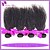 olcso Valódi hajból készült copfok-Az emberi haj sző Perui haj Kinky Curly 6 hónap 4 darab haj sző