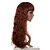 رخيصةأون باروكات شهيرة صناعية-الاصطناعية الباروكات مجعد مجعد شعر مستعار طويل Fuxia شعر مستعار صناعي نسائي