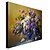cheap Floral/Botanical Paintings-Oil Painting Flowers in the Vase Hand Painted Canvas with Stretched Framed